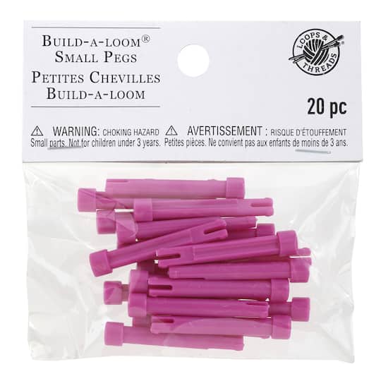Build-a-Loom® Small Pegs by Loops & Threads®